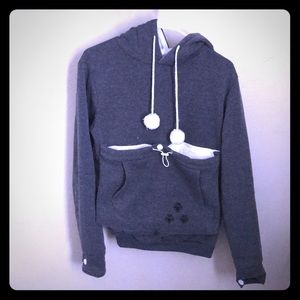 Pet Cat Hoodie with Kangaroo Pouch